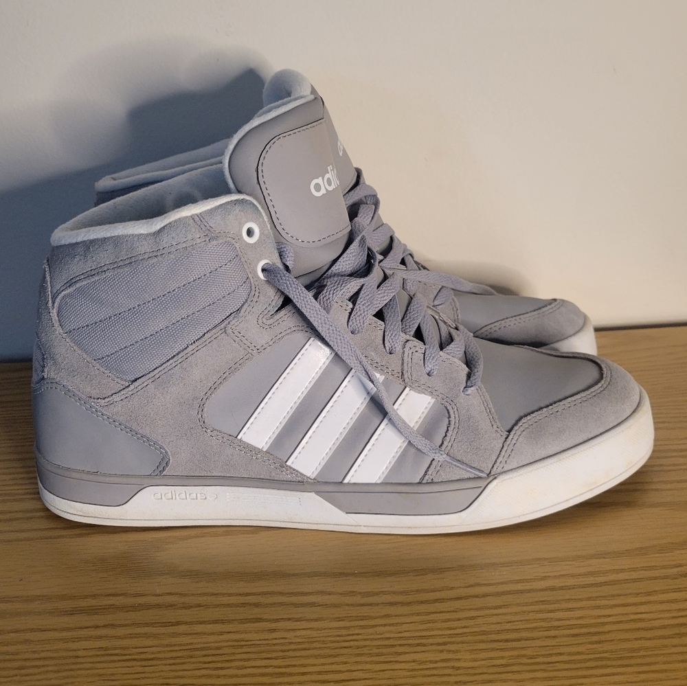 adidas Men's Neo Raleigh High Top Sneakers - Size (11) - Excellent Condition
